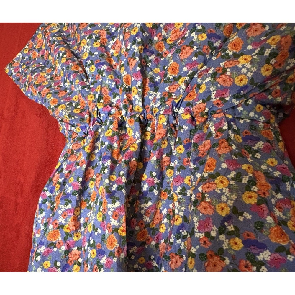 Bijou Sauvage Clothier Dress Girls Size 6 Floral Pink and Purple Pockets - Picture 4 of 7